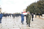 President Mr. İlhan Aliyev - Anıtkabir visit photograph 2