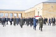 President Mr. İlhan Aliyev - Anıtkabir visit photograph 4