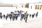 President Mr. İlhan Aliyev - Anıtkabir visit photograph 5