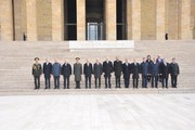 President Mr. İlhan Aliyev - Anıtkabir visit photograph 8