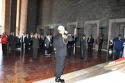 President Mr. Sheikh Meshal El Ahmed El Cabir El Sabah - Anıtkabir visit photograph 4