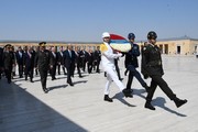 Kazakistan Cumhuriyeti Cumhurbaşkanı Kassym-Jomart TOKAYEV - Anıtkabir ziyareti fotoğraf 3