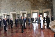 Kazakistan Cumhuriyeti Cumhurbaşkanı Kassym-Jomart TOKAYEV - Anıtkabir ziyareti fotoğraf 6