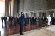 Kazakistan Cumhuriyeti Cumhurbaşkanı Kassym-Jomart TOKAYEV - Anıtkabir ziyareti fotoğraf 9