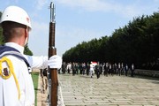 Gabon Cumhurbaşkanı Brice Clotaire NGUEMA - Anıtkabir ziyareti fotoğraf 3