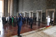 Gabon Cumhurbaşkanı Brice Clotaire NGUEMA - Anıtkabir ziyareti fotoğraf 7