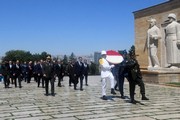 President Mikheil KAVELASHVILI - Anıtkabir visit photograph 2
