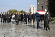 President Tufan ERHÜRMAN - Anıtkabir visit photograph 1