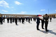 Abdelmadjid Tebboune, the President of Algeria - Anıtkabir visit photograph 1