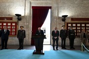 Abdelmadjid Tebboune, the President of Algeria - Anıtkabir visit photograph 10