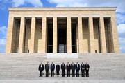 Abdelmadjid Tebboune, the President of Algeria - Anıtkabir visit photograph 9